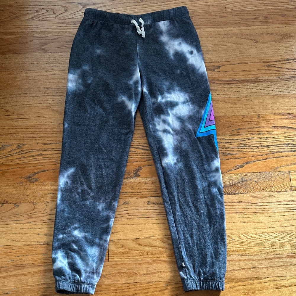 PixieLane Charcoal Tie-Dye Joggers